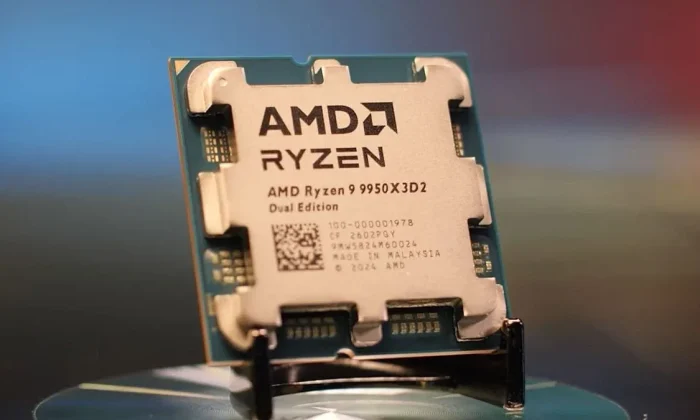 Processador AMD EPYC instalado em servidor de alto desempenho