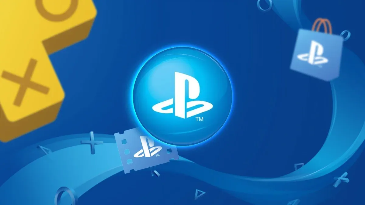 Interface da PlayStation Store exibida na tela de uma televisão em ambiente moderno