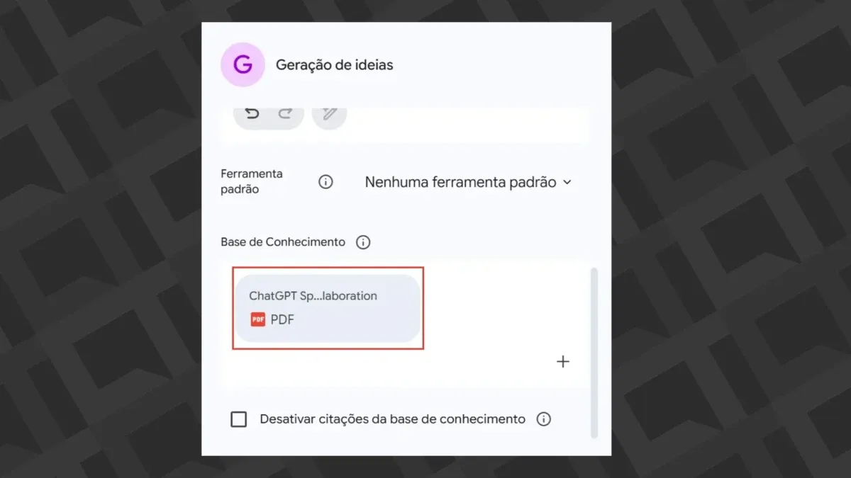 Tela de conversacao com inteligencia artificial exibindo respostas estruturadas