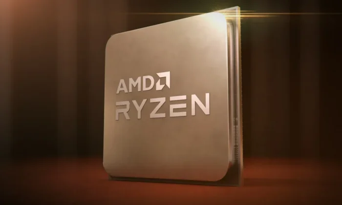 Processador AMD Ryzen posicionado em bancada de testes de hardware